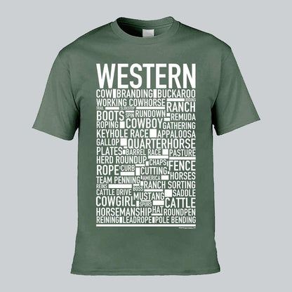Western Text T-shirt