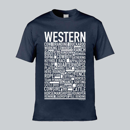 Western Text T-shirt