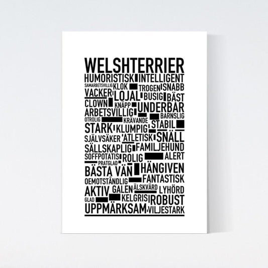 Welshterrier Text Poster