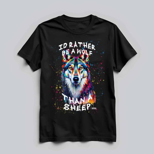 I'd Rather Be A Wolf T-shirt