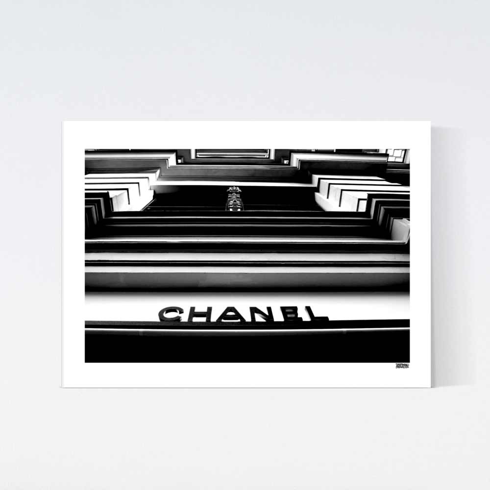 Chanel Facade Stockholm Poster