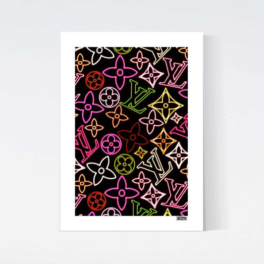 Louis Colorful Pattern Poster