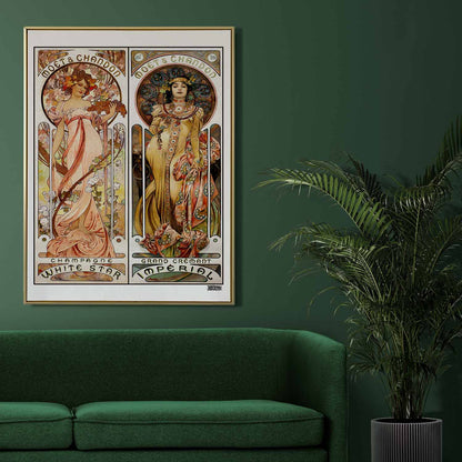 Mucha Art Retro Poster