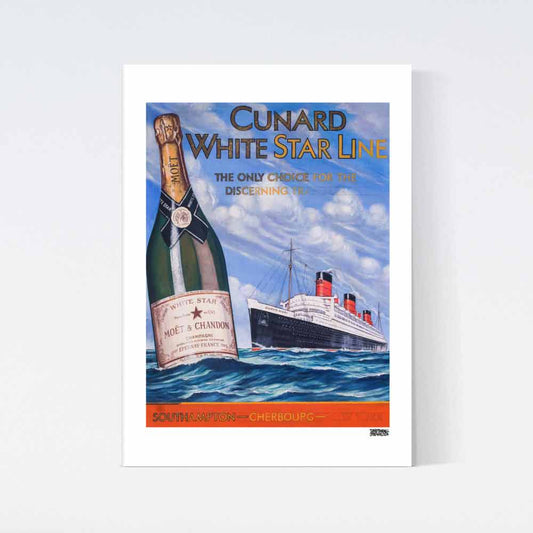 White Star Line Moët Poster