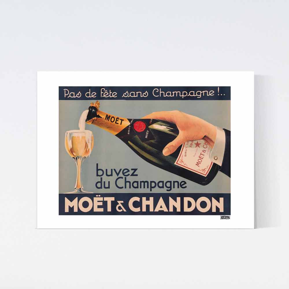 Buvez Du Champagne Poster