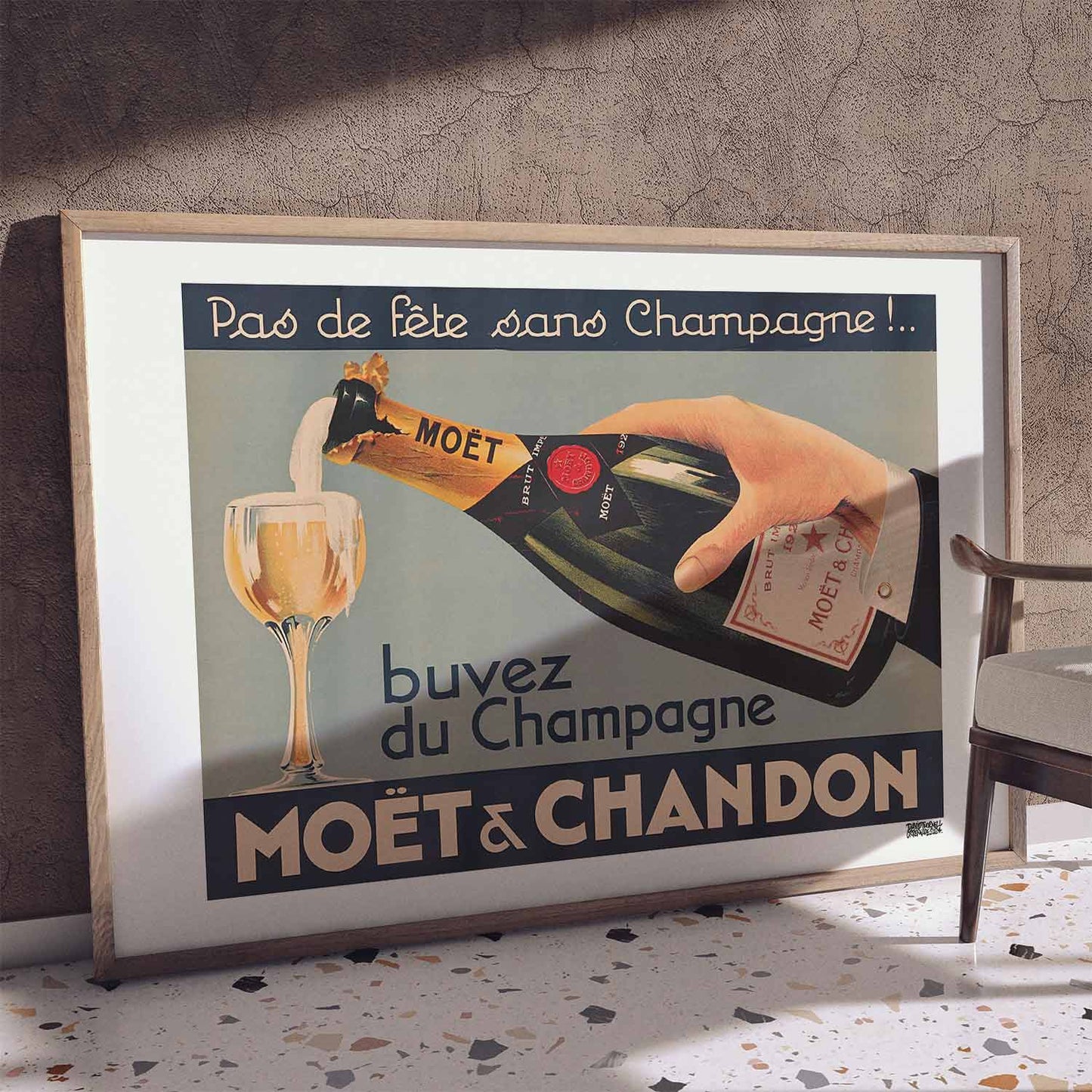 Buvez Du Champagne Poster