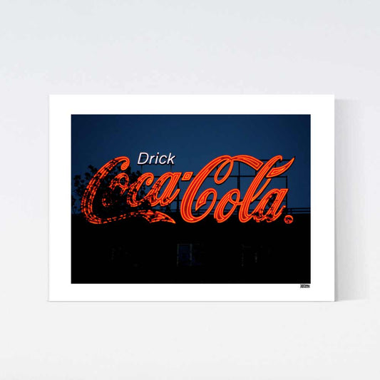 Stockholm Coca Cola Poster