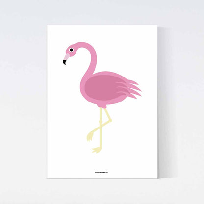 Pretty Pink Flamingo Poster