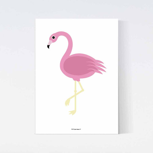 Pretty Pink Flamingo Poster