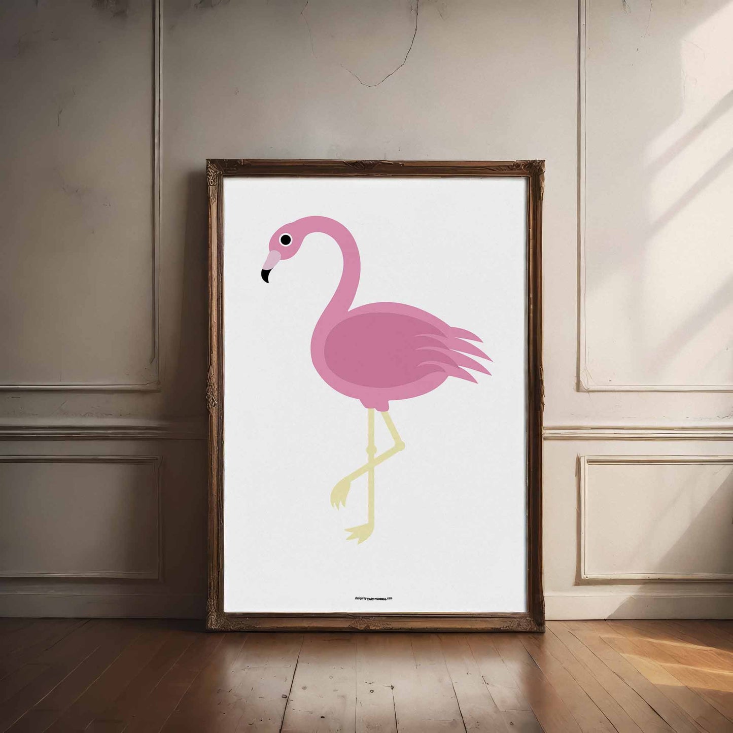 Pretty Pink Flamingo Poster