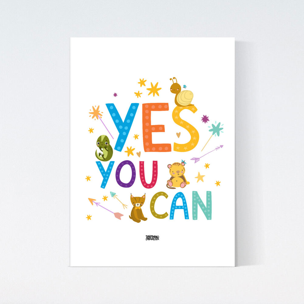 Yes You Can Kids Poster