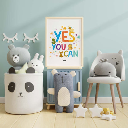 Yes You Can Kids Poster