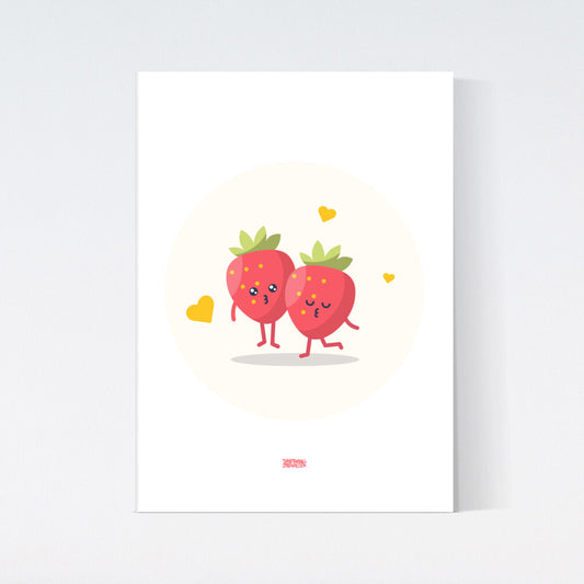 Strawberry Kids Poster