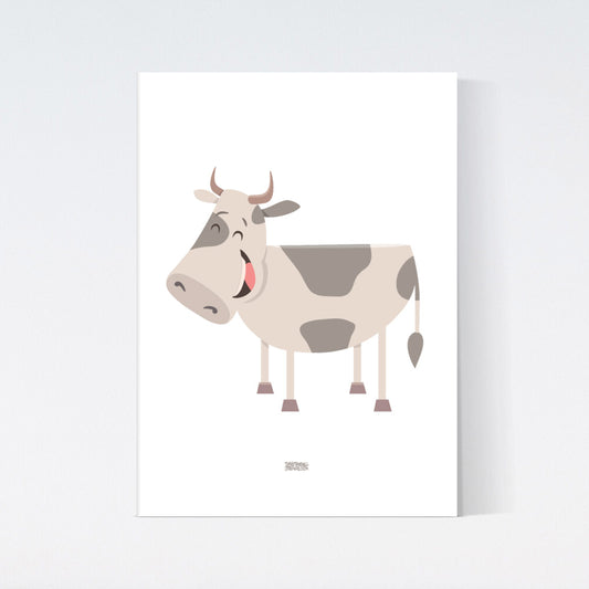 Cute Cow Kids Poster