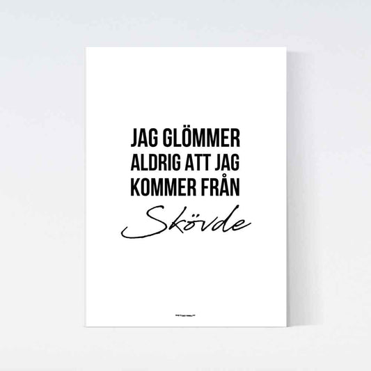 Jag Glömmer Aldrig Skövde Poster