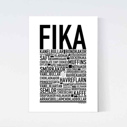 Fika Text Poster