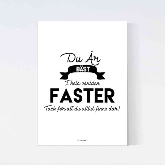 Du Är Bäst Faster Poster