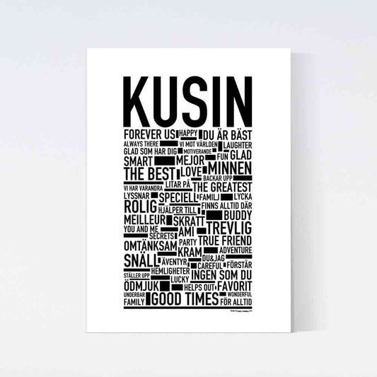 Kusin Text Poster