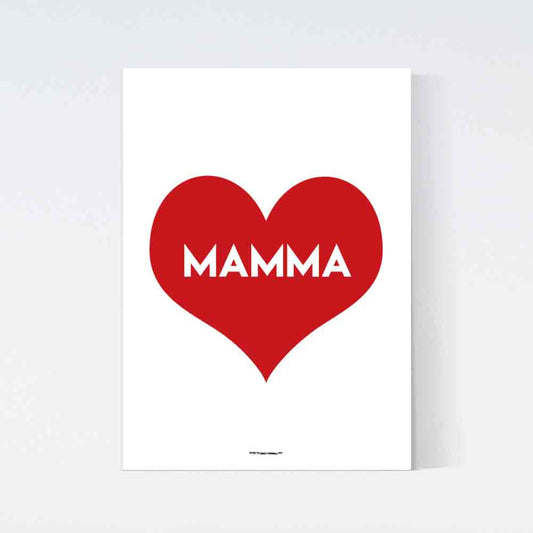 Mamma Heart Poster