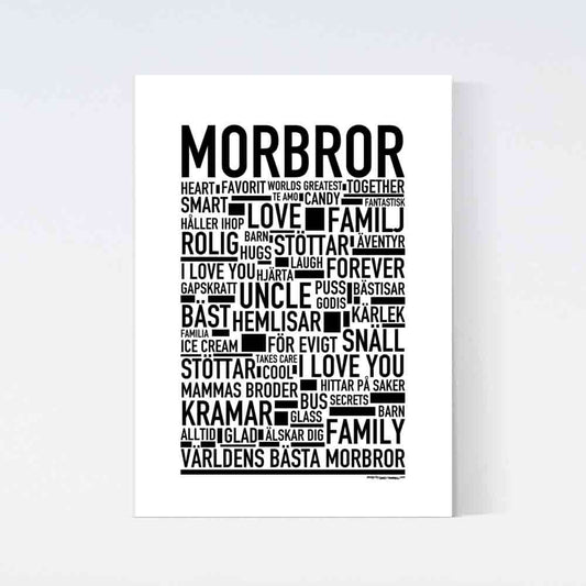 Morbror Text Poster