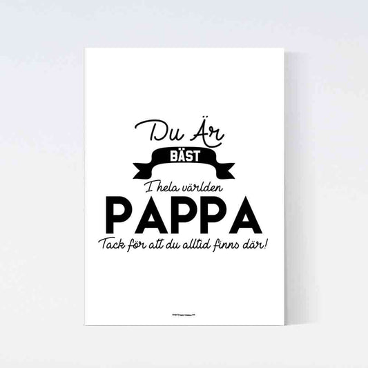 Du Är Bäst Pappa Poster