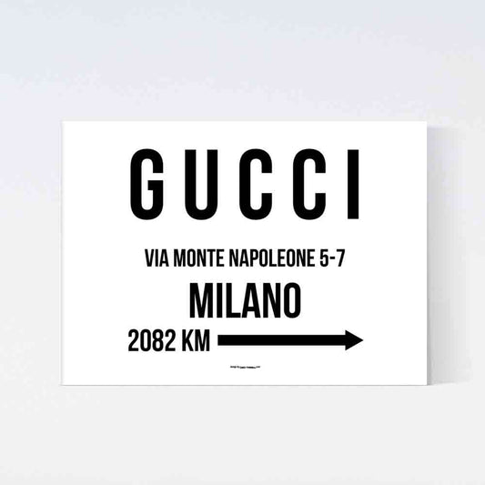 Gucci Milano Distance Poster