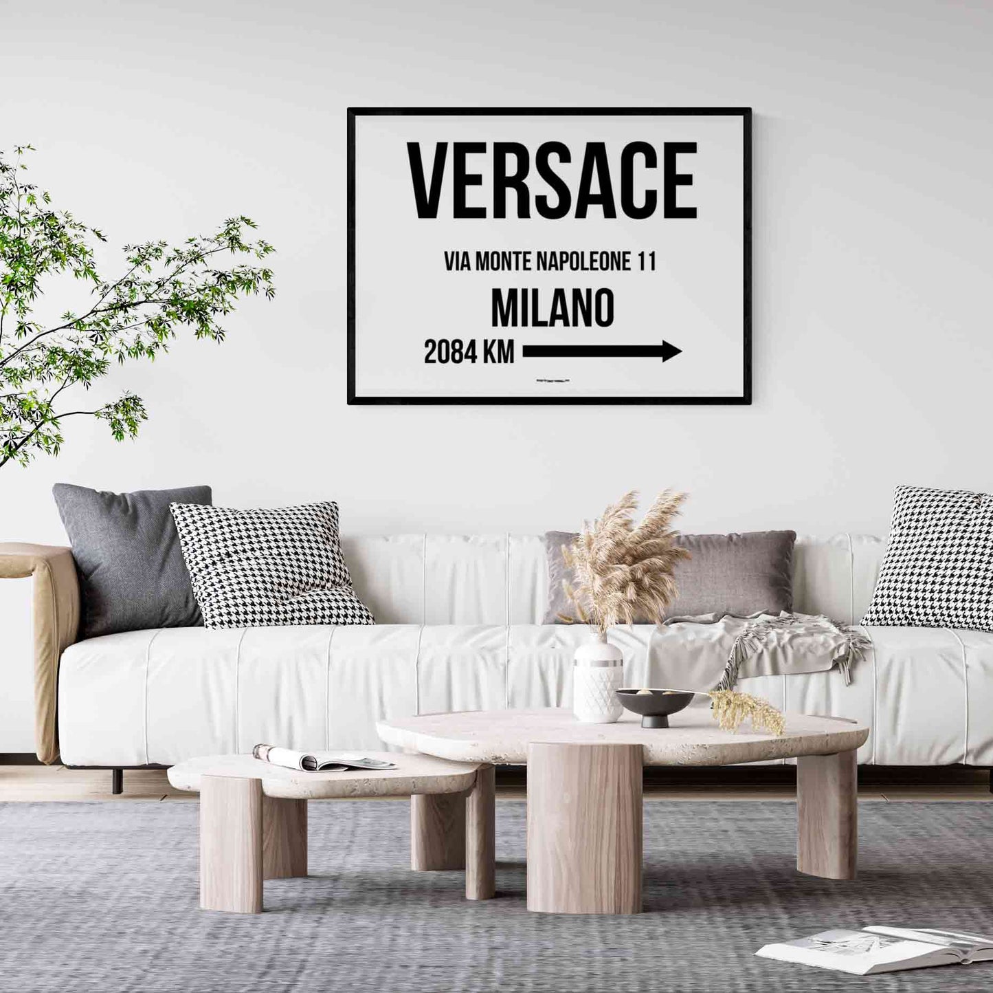 Versace Milano Distance Poster