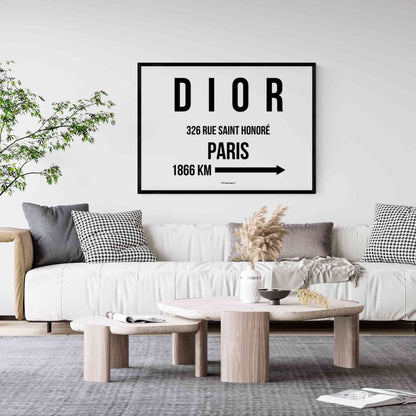 Dior Paris Distance Poster