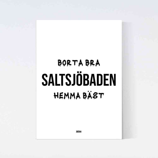 Saltsjöbaden Hemma Bäst Poster