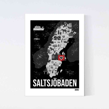 Saltsjöbaden Sweden Poster