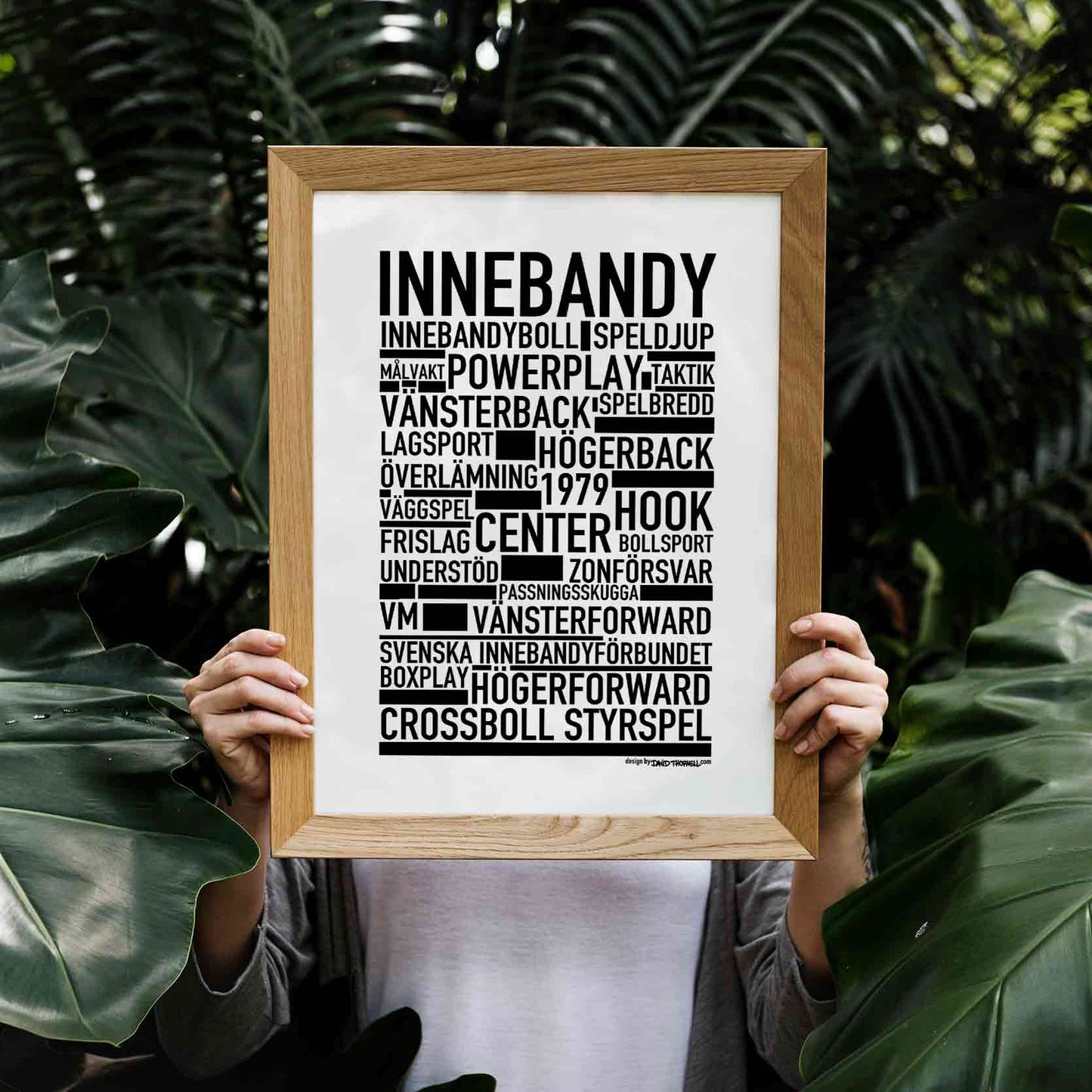 Innebandy Text Poster