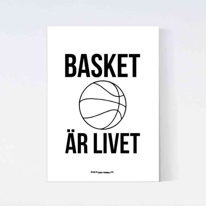 Basket Är Livet Poster