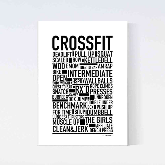 Crossfit Text Poster