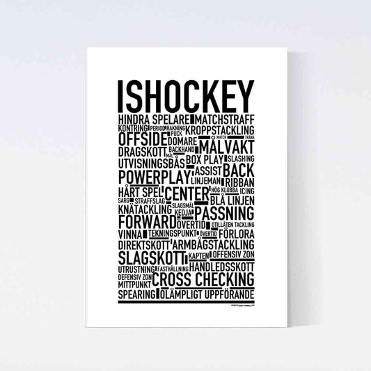 Ishockey Text Poster