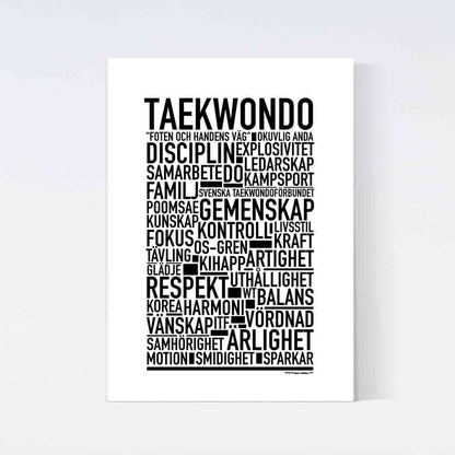 Taekwondo Text Poster