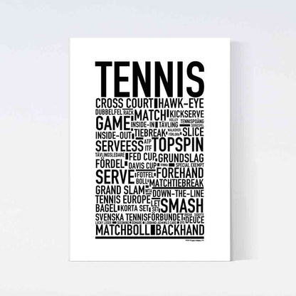 Tennis Text Poster