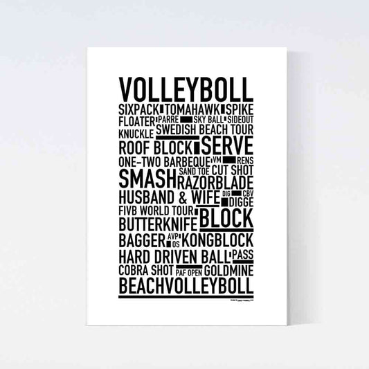 Volleyboll Text Poster