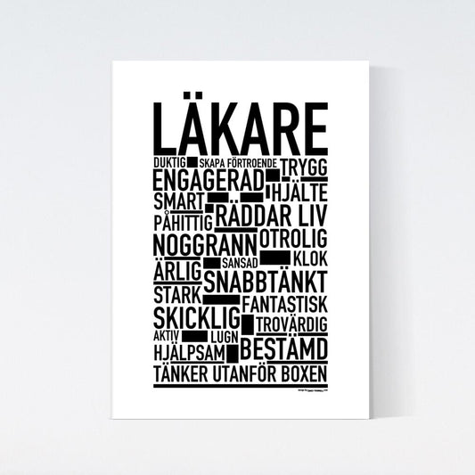 Läkare text Poster