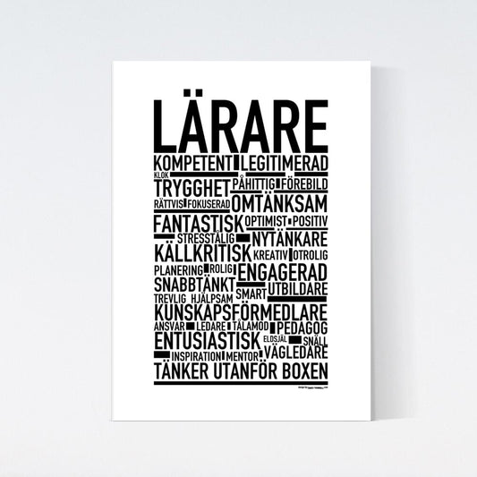 Lärare Text Poster