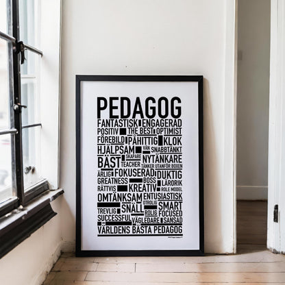 Pedagog Text Poster