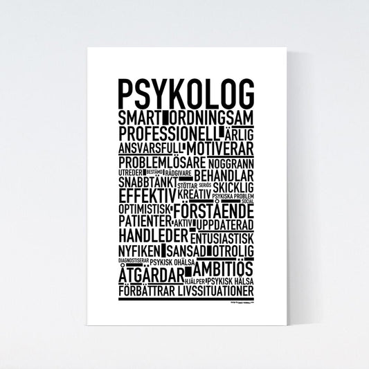 Psykolog Text Poster