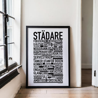 Städare Text Poster