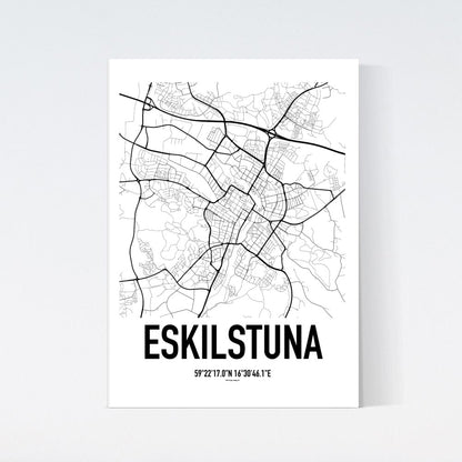 Eskilstuna Karta Poster