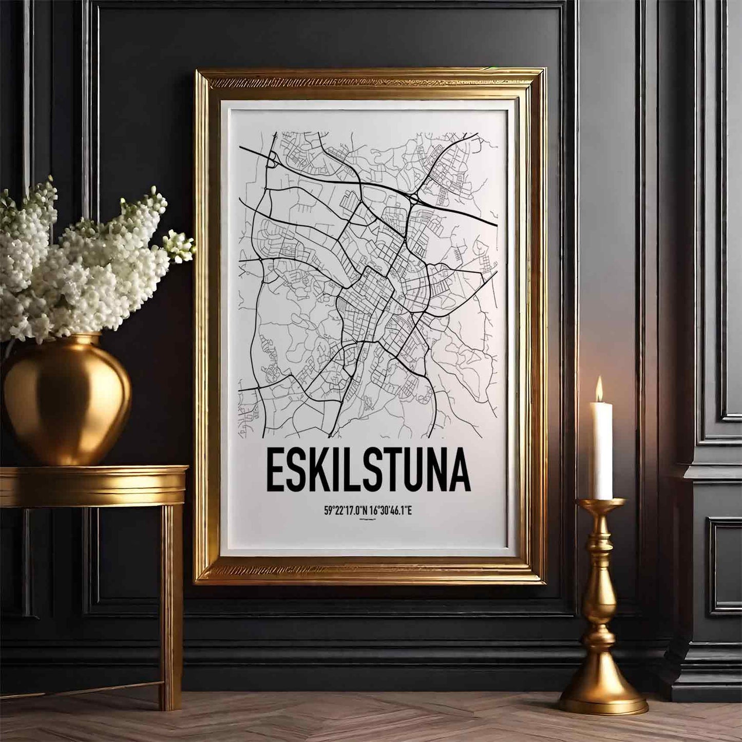 Eskilstuna Karta Poster