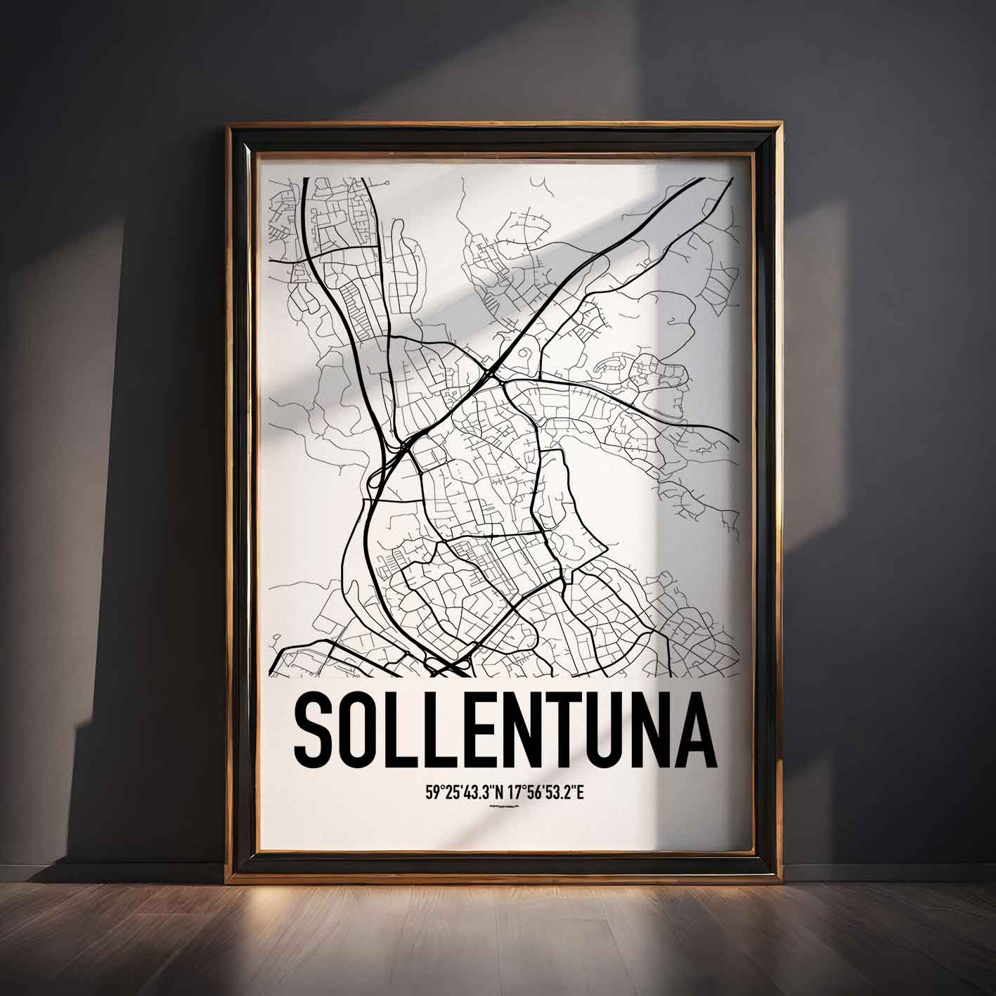 Sollentuna Karta Poster