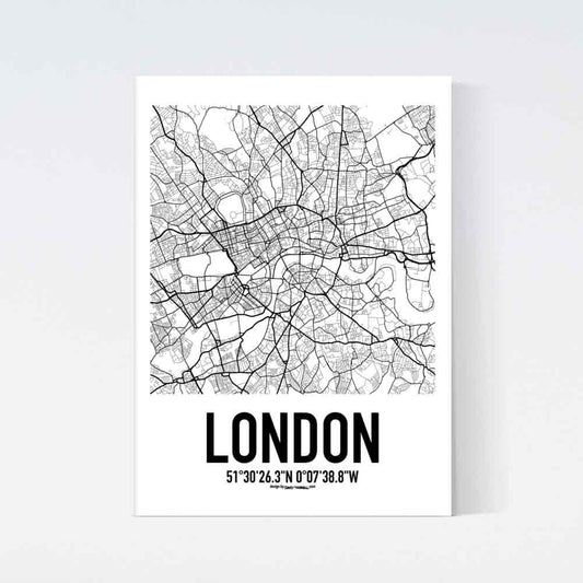 London City Map Poster