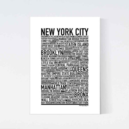 New York City Text Poster