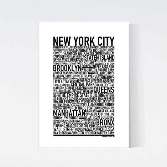 New York City Text Poster