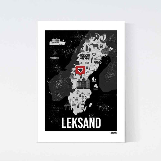 Leksand Sweden Poster