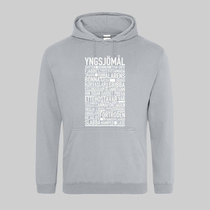 Yngsjömål Dialekt Text Hoodie